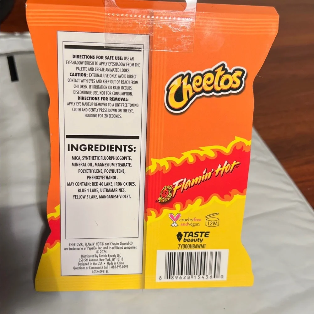 Eyeshadow, palette, Cheetos, flaming, hot, new